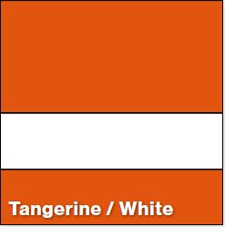 Tangerine/White LASERMAX 1/16IN - Rowmark LaserMax
